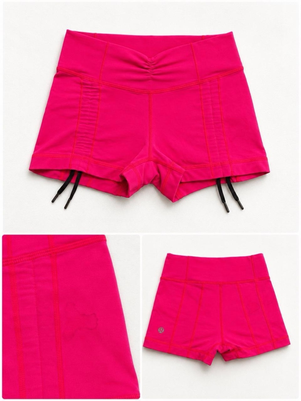 lululemon athletica Bright Pink High-Rise Athletic Shorts
